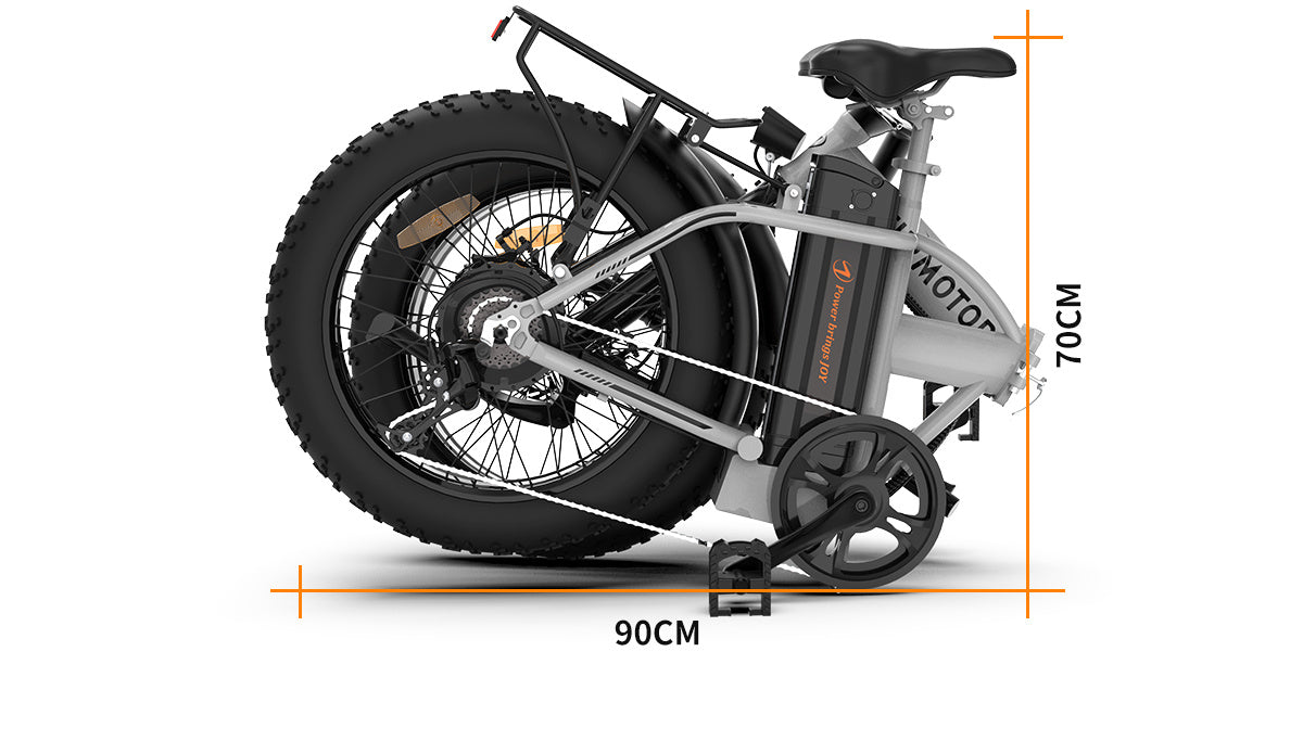 Inch Foldable Fat Tire Electric Bike 48V